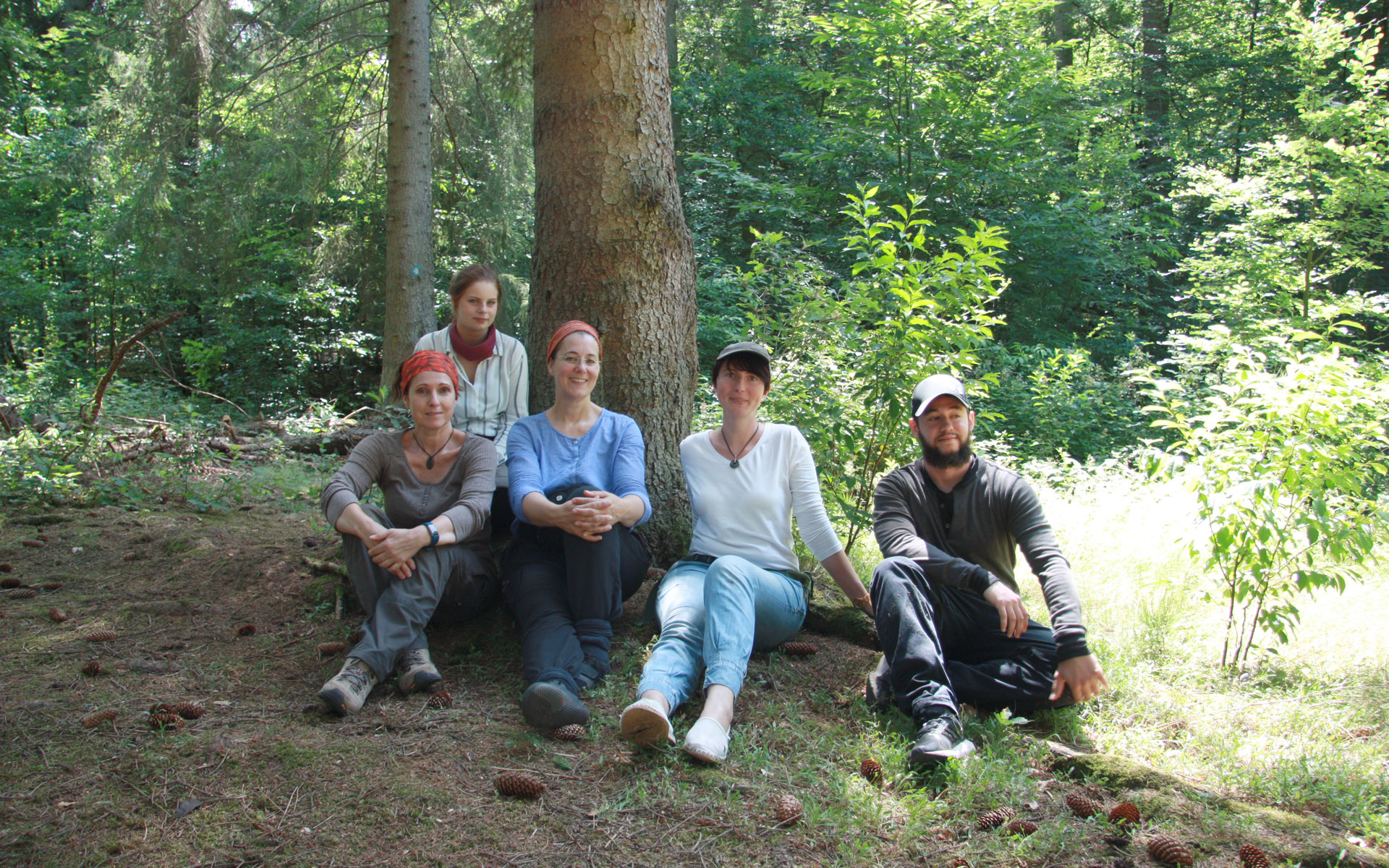 Ankunft der Erzieher - Waldkindergarten Merzig-Besseringen